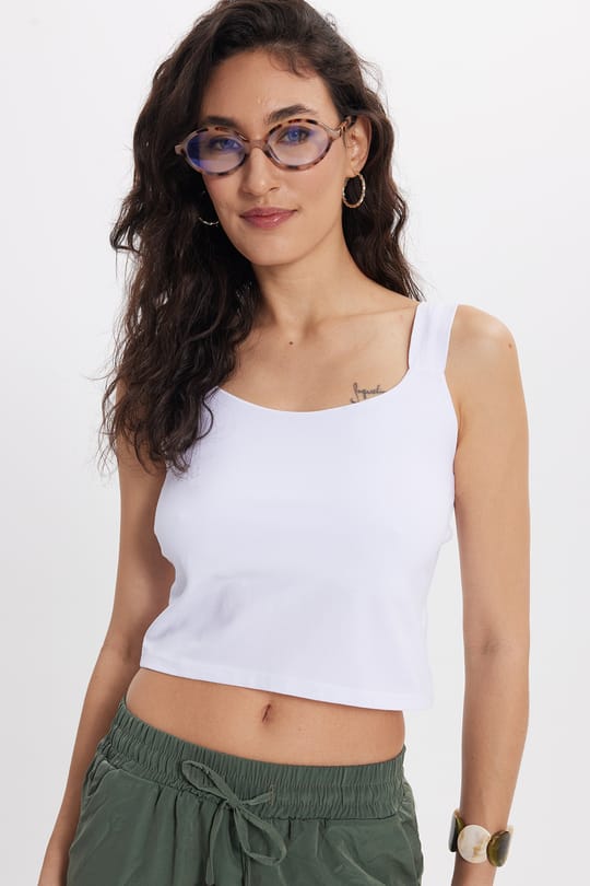 KADIN KALIN ASKI CROP AKS-2656