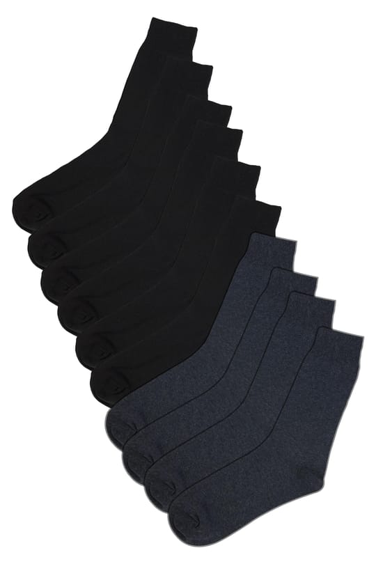 SOCKET SOCKS PLAIN 10 PAIRS   ÇORAP