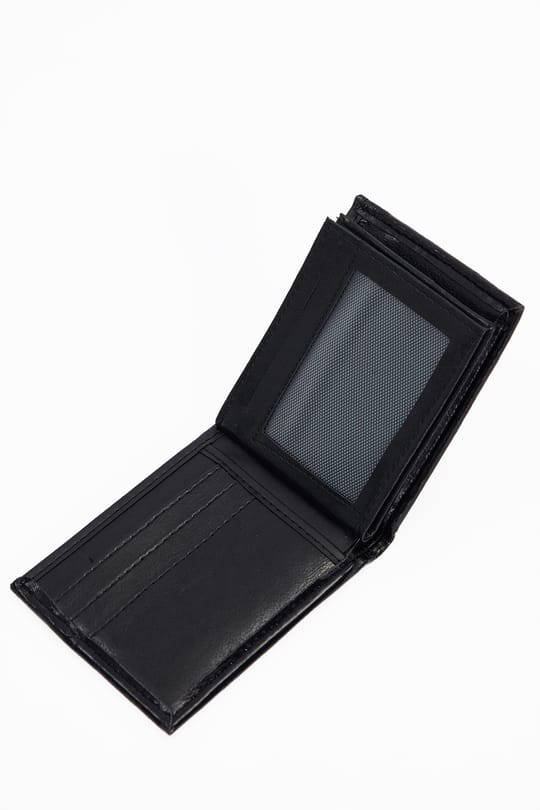 Siyah Kart Para Bölmeli Erkek Cüzdan