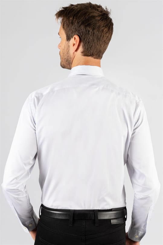 Slim Fit Uzun Kollu Premium Seri %100 Cotton Erkek Taş Gömlek