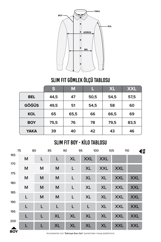 Slim Fit Uzun Kollu Düğmeli Yaka Pamuklu Kolay Ütülenebilir Çizgili Erkek Gömlek