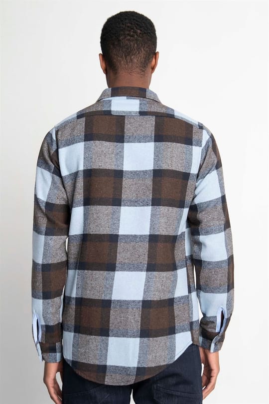 Slim Fit Uzun Kollu Kışlık Oduncu Ekoseli Erkek Gömlek