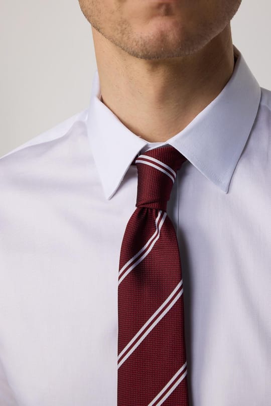 Erkek Slim Fit Dar Kesim Uzun Kollu Pamuklu Premium Seri Cotton Likralı Beyaz Gömlek