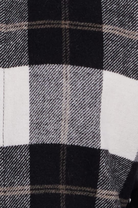 Erkek Slim Fit Dar Kesim Kareli Kışlık Oduncu Gömlek