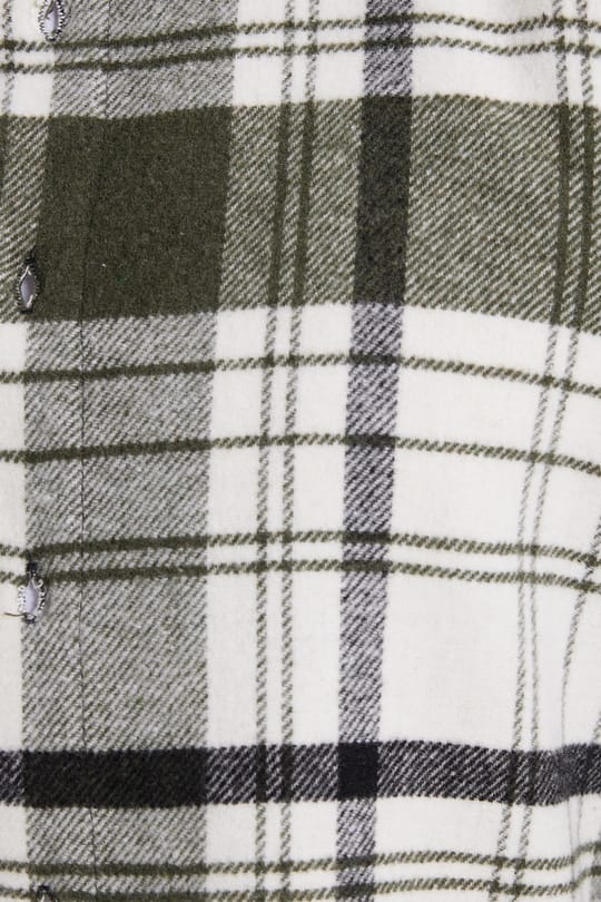 Erkek Slim Fit Dar Kesim Kareli Kışlık Oduncu Gömlek
