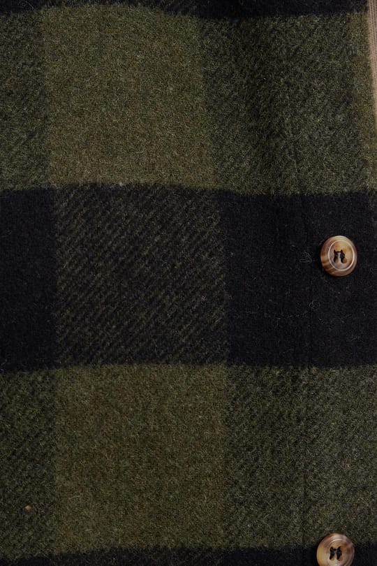 Erkek Slim Fit Dar Kesim Kareli Kışlık Oduncu Gömlek