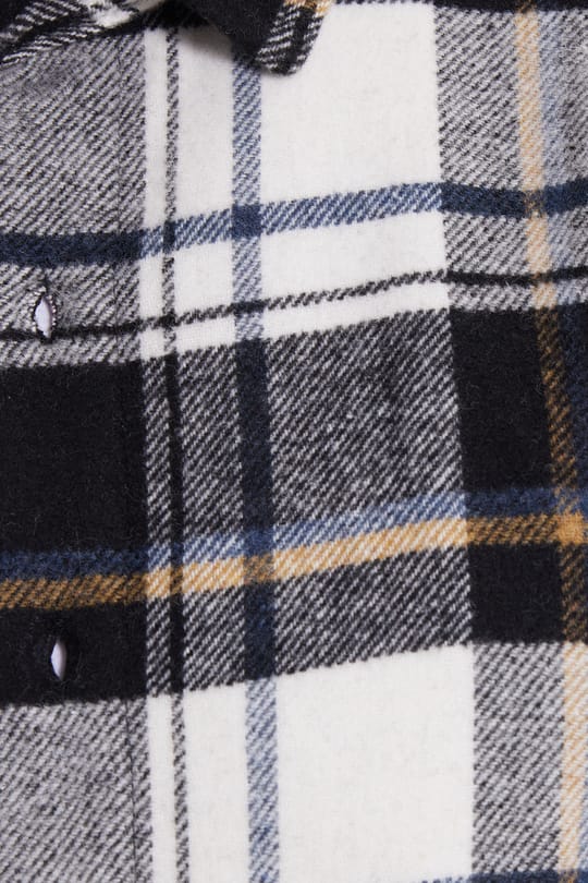 Erkek Slim Fit Dar Kesim Kareli Kışlık Oduncu Gömlek