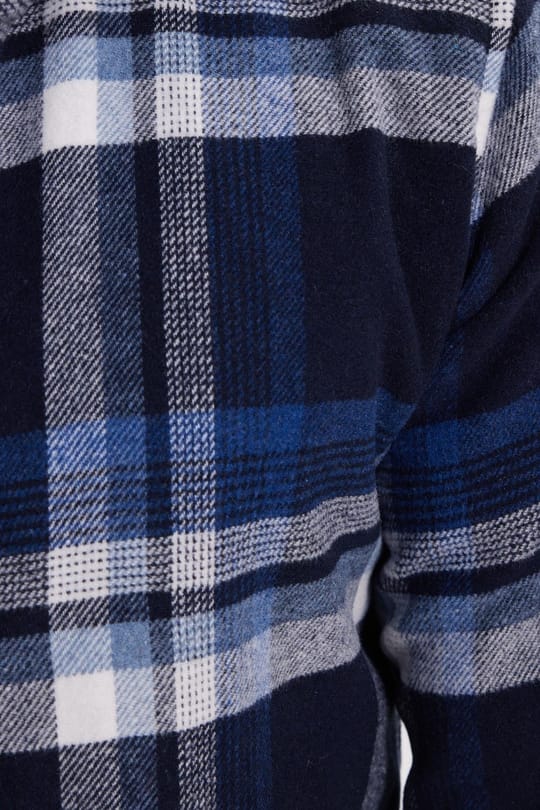 Erkek Slim Fit Dar Kesim Kareli Kışlık Oduncu Gömlek