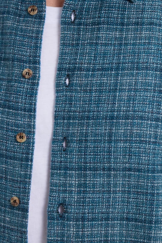 Erkek Slim Fit Dar Kesim Kareli Kışlık Oduncu Gömlek