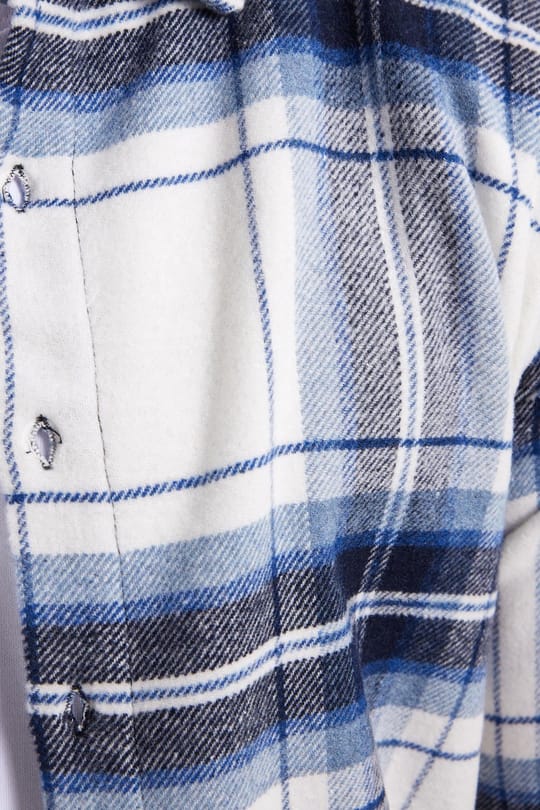 Erkek Slim Fit Dar Kesim Kareli Kışlık Oduncu Gömlek