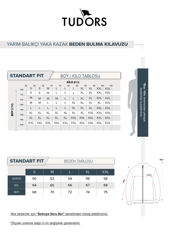 Erkek Standart Fit Normal Kesim Desenli Yarım Balıkçı Yaka Fermuarlı Yeşil Hırka