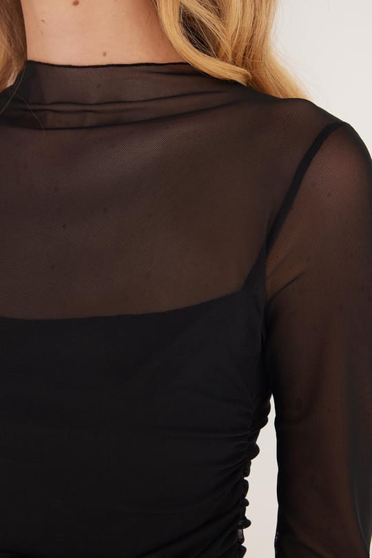 Kadın Slim Fit Dar Kesim Bisiklet Yaka Siyah Body