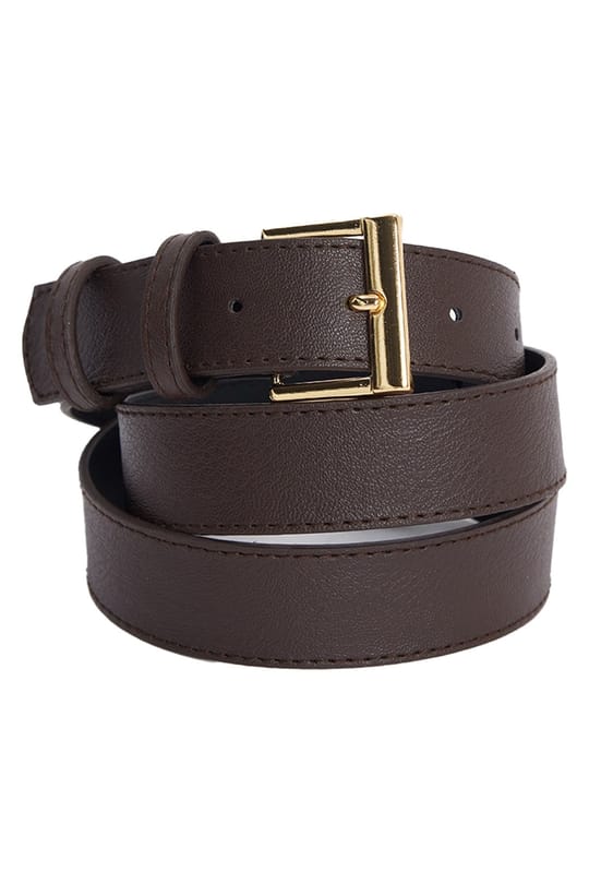 Kadın 3 cm 3lü Set Siyah-Bej-Kahverengi Kemer