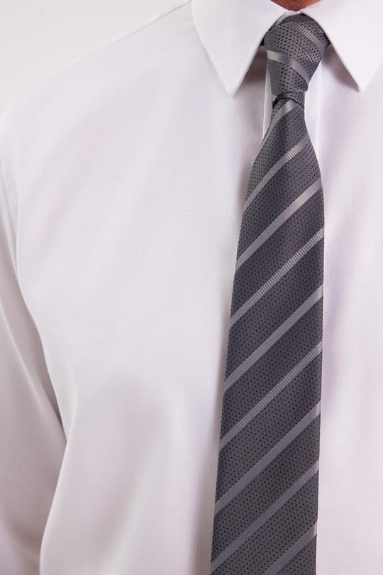 Regular Fit Beyaz Non-Iron %100 Pamuk Doğa Dostu Ekoteks Belgeli Ütü Gerektirmez Gömlek