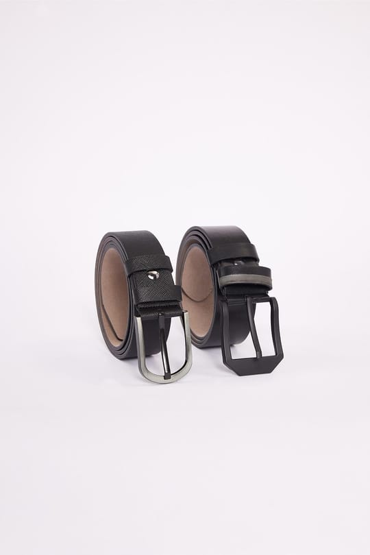 BELT ARTIFICIAL LEATHER TWO PIECES