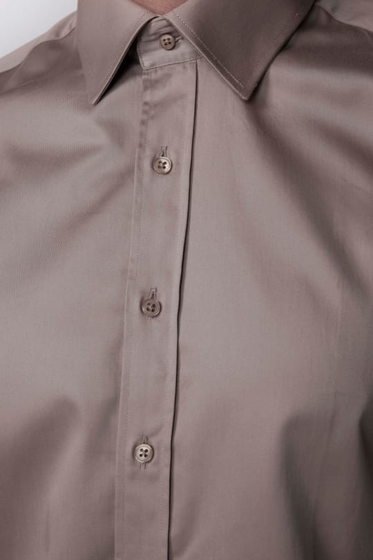 Modern Slim Fit Uzun Kollu Pamuk Saten Premium Seri Dore Erkek Gömlek