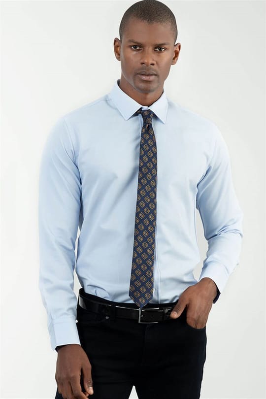 MODERN FIT LONG SLV KNIGHT 70/1   GÖMLEK SLIM FIT FORMAL - PLAIN