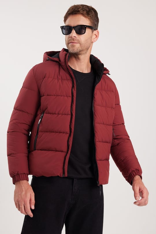 COAT WITH DETACHABLE HOOD 2   MONT