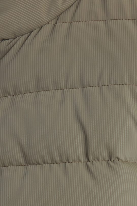 Erkek Regular Fit Klasik Kesim Dik Yaka Çift Cepli Sıcak Tutan Haki Şişme Mont