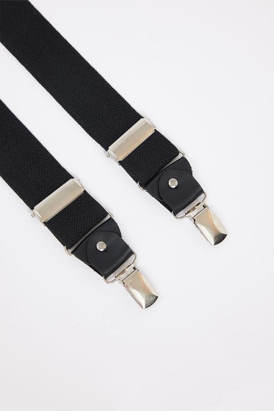 Siyah Erkek Pantolon Askısı