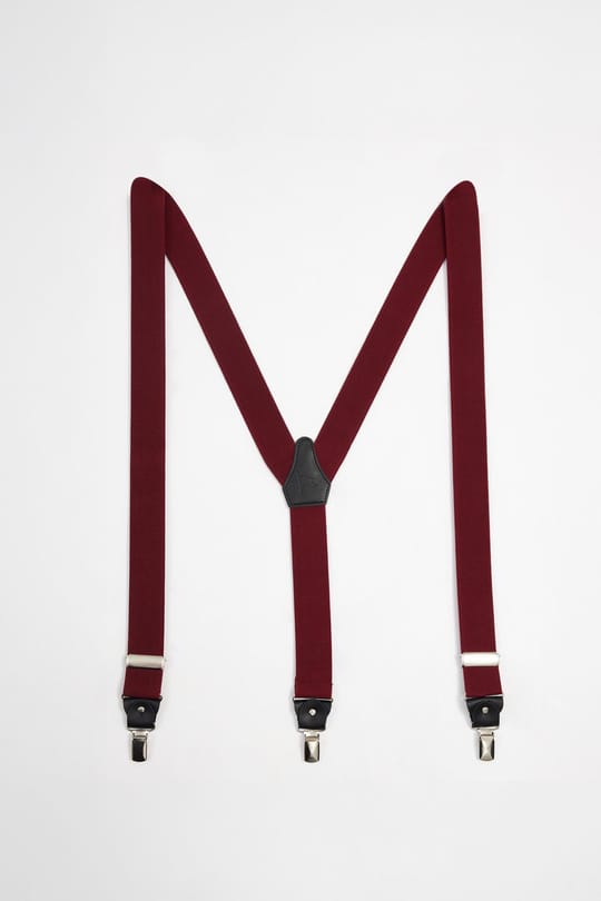 Bordo Erkek Pantolon Askısı