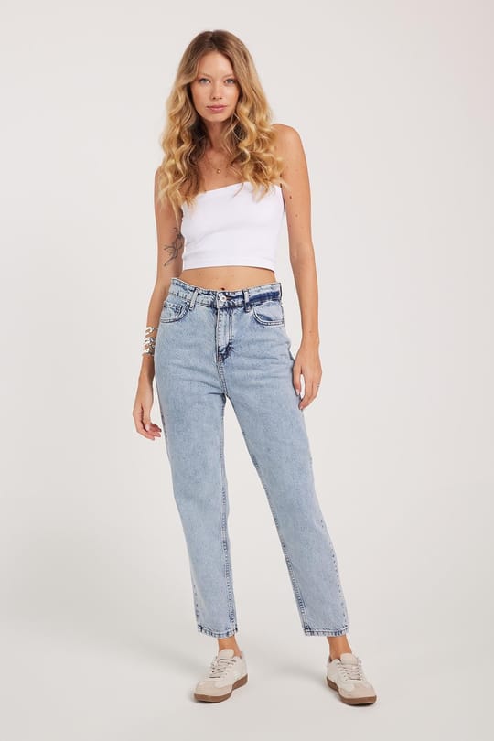 KADIN  BOYFRIEND MOM  DENIM 20432  ZR PANTOLON
