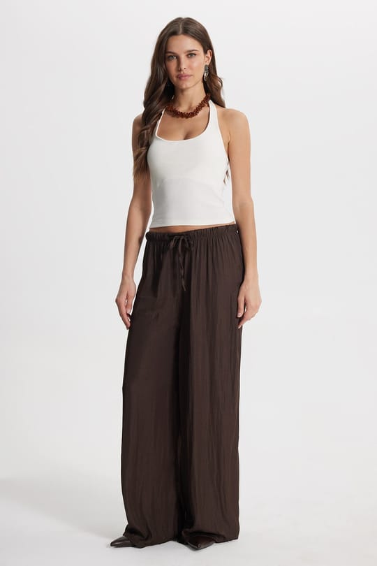 KADIN BOL PAÇA BELİ LASTİKLİ SHZ-423  PANTOLON