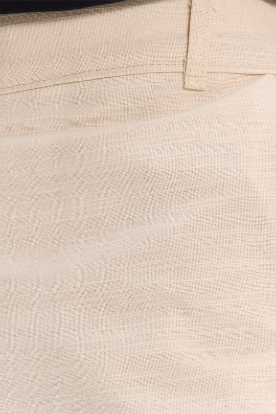Erkek Relax Fit Rahat Kesim %100 Pamuk Geniş Paça Keten Kumaş Çift Cepli Taş Pantolon