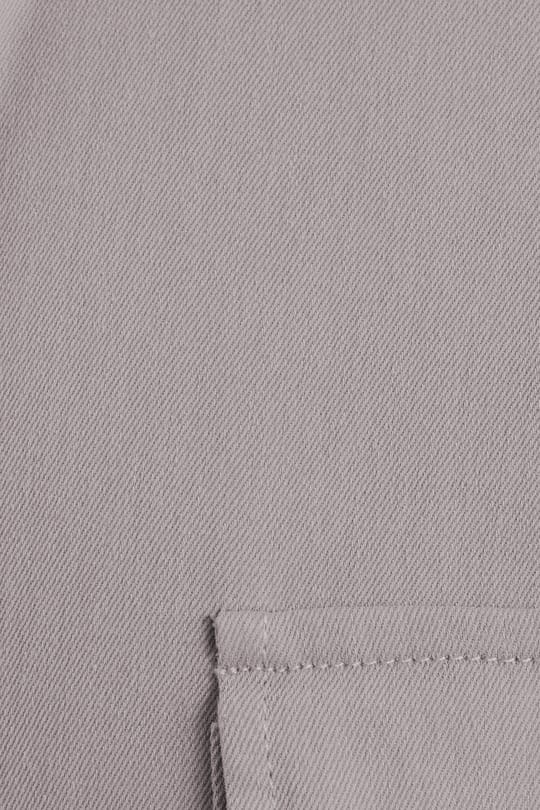 Erkek Regular Fit Rahat Kesim Çift Cepli Spor Yaka Denim Gri Gömlek