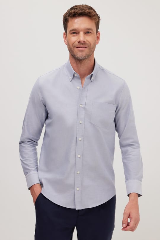 REGULAR FIT LONG SLV PREMIUM OXFORD  GÖMLEK