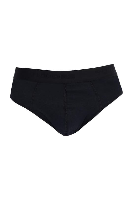 Erkek 6lı Paket Likralı Pamuklu Siyah Slip Külot