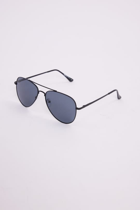 Unisex Oval Damla Model Siyah Çerçeveli Uv 400 Korumalı Güneş Gözlüğü