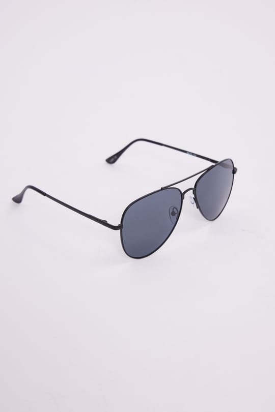 Unisex Oval Damla Model Siyah Çerçeveli Uv 400 Korumalı Güneş Gözlüğü