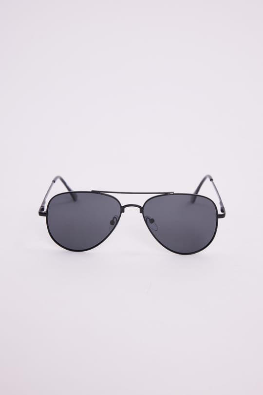 Unisex Oval Damla Model Siyah Çerçeveli Uv 400 Korumalı Güneş Gözlüğü