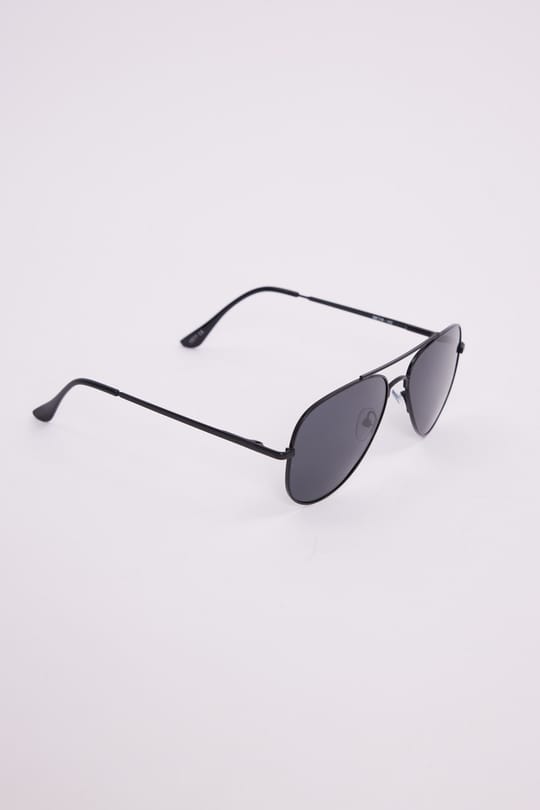 Unisex Oval Damla Model Siyah Çerçeveli Uv 400 Korumalı Güneş Gözlüğü