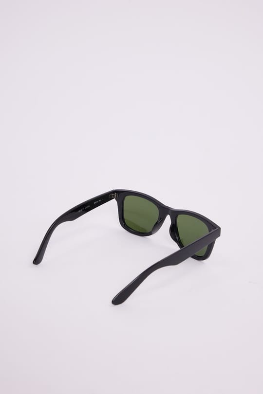 Unisex Siyah Çerçeve Yeşil Cam Uv 400 Korumalı Güneş Gözlüğü