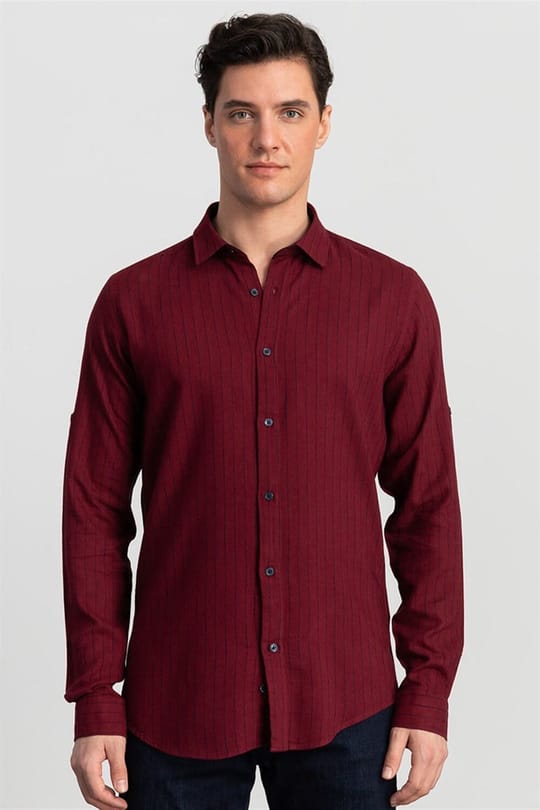 SLIM FIT LONG SLV STRIPE NUNO GÖMLEK SLIM FIT SUMMER SEASON