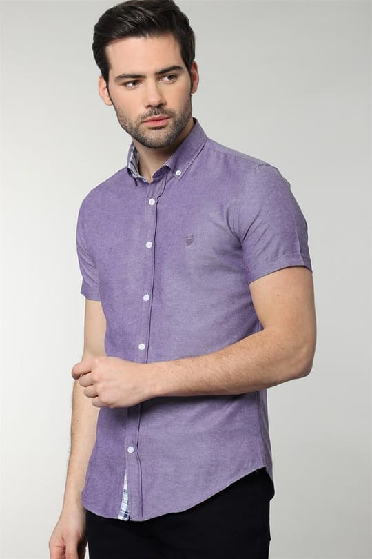 SLIM FIT SHORT SLV SAMRA 91/1   GÖMLEK SLIM FIT SUMMER SEASON