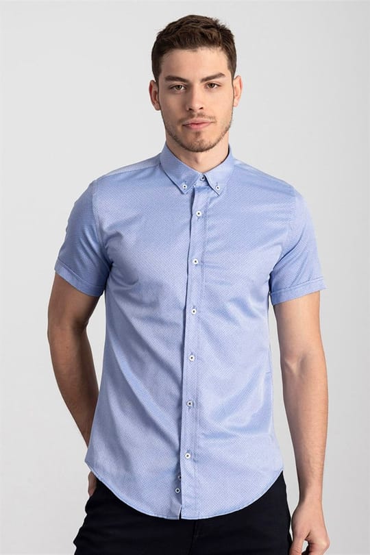 SLIM FIT SHORT SLV ZELGAR   GÖMLEK SLIM FIT SUMMER SEASON
