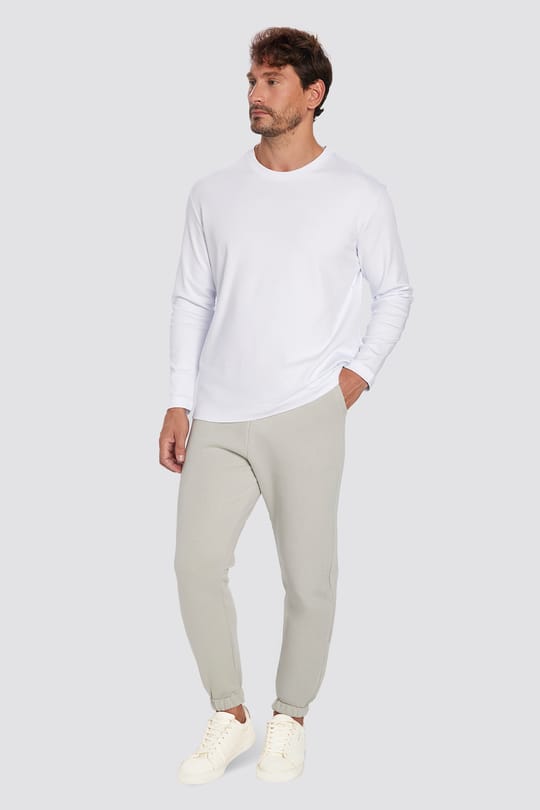 Unisex Relax Fit Rahat Kesim Şardonlu 3 Cepli Lastikli Jogger Paça Taş Renk Eşofman Altı