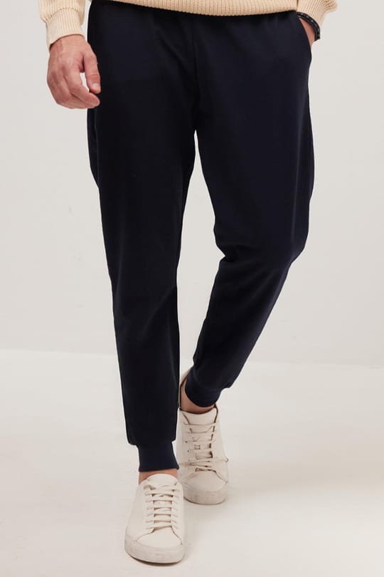 Erkek 3lü Paket Siyah-Lacivert-Haki Regular Fit Beli Bağcıklı Jogger Cepli Lastikli Paça Eşofman Altı
