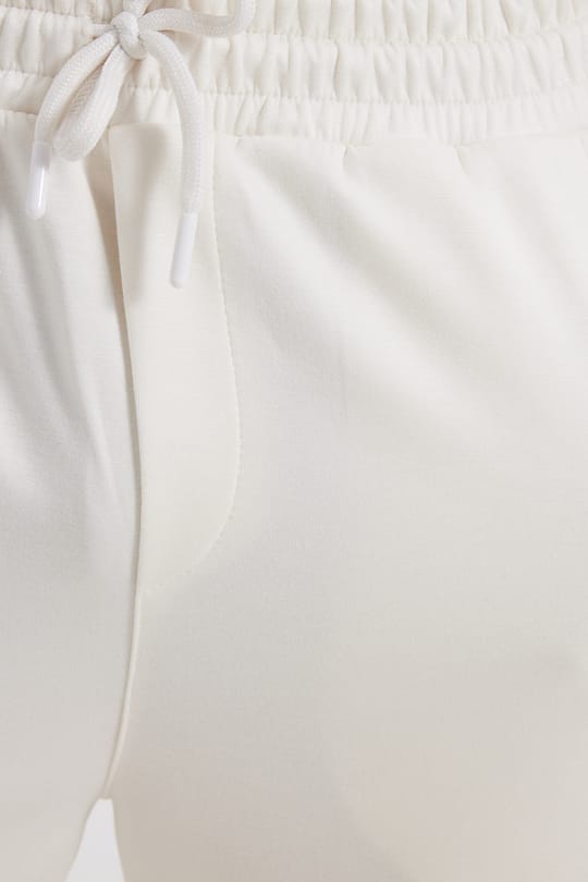 Erkek Ekru Baggy Fit Rahat Kesim Modal Kumaş Soft Doku Beli Bağcıklı Yan Cepli Eşofman Altı