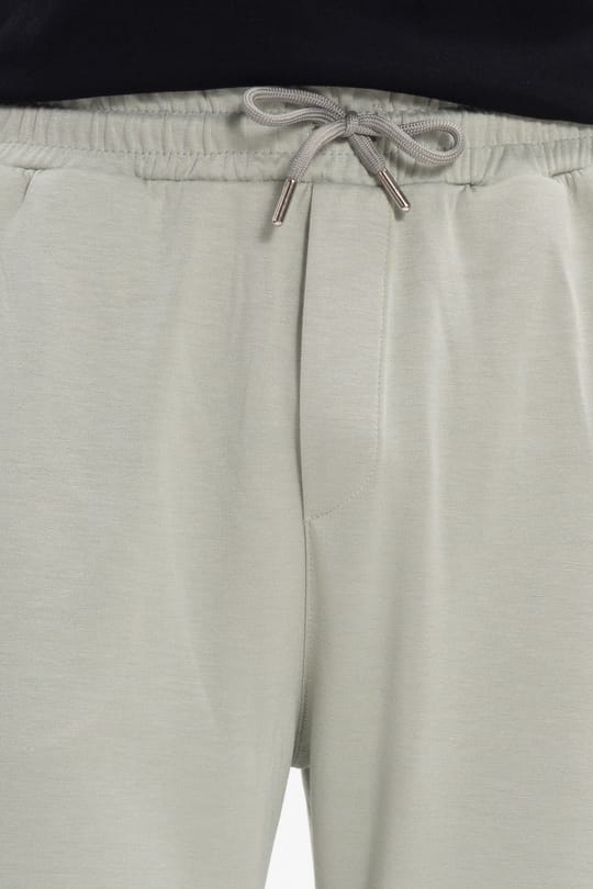 Erkek Yeşil Baggy Fit Rahat Kesim Modal Kumaş Soft Doku Beli Bağcıklı Yan Cepli Eşofman Altı