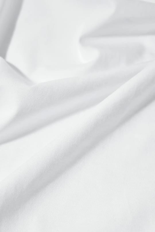 Unisex 5li Paket Beyaz Slim Fit Dar Kesim %100 Pamuk Bisiklet Yaka Tişört