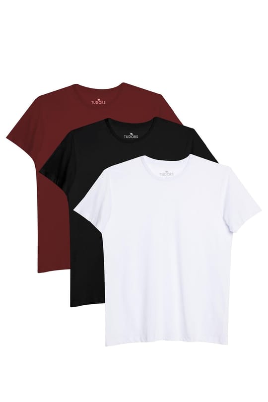 Erkek Slim Fit Dar Kesim Bisiklet Yaka %100 Organik Pamuk Yumuşak Dokulu Kısa Kol Tişört