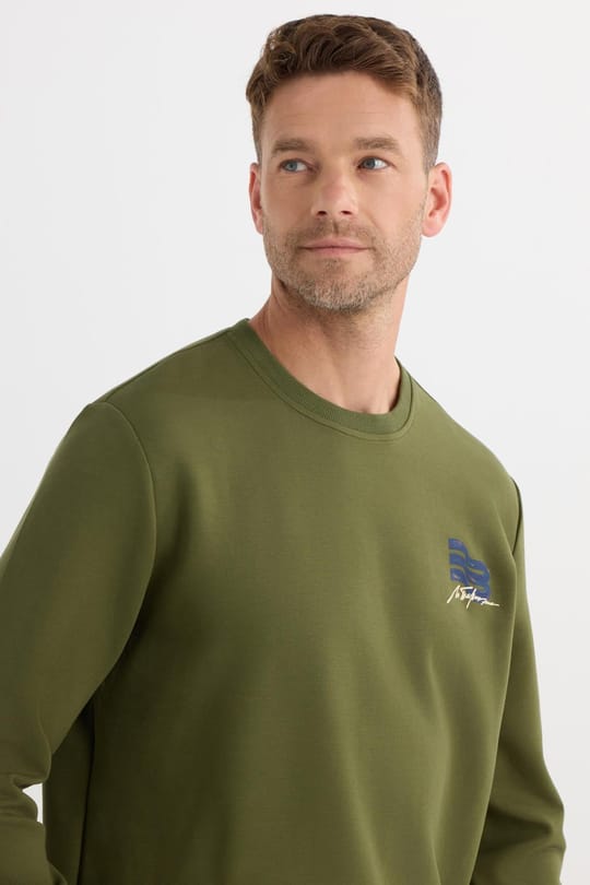 RELAX FIT SWEATSHIRT CREW NECK PRINT  BB