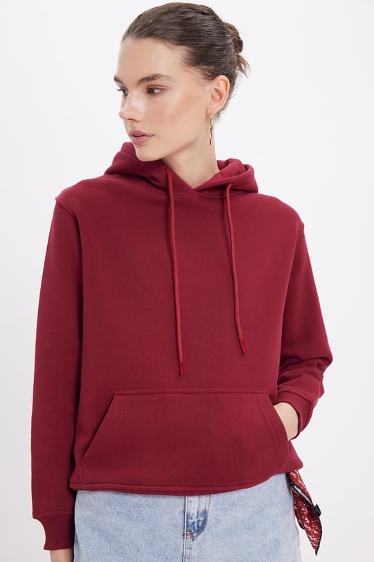 KADIN KAPÜŞONLU GM SWEATSHIRT