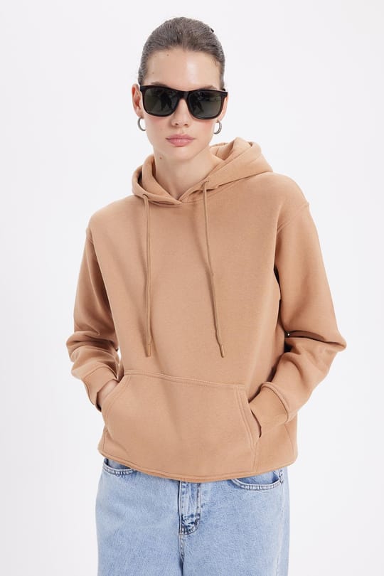 KADIN KAPÜŞONLU GM SWEATSHIRT