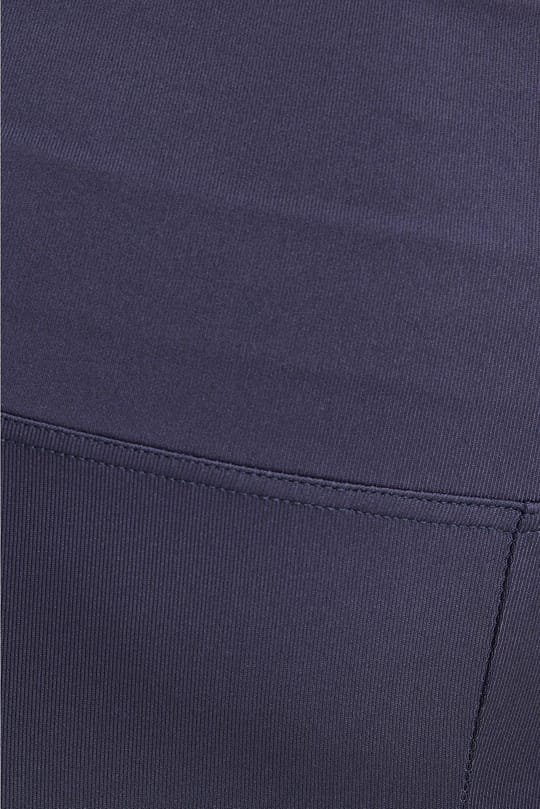 Kadın Slim Fit Dar Kesim Scuba Kumaş Beli Lastikli Antrasit Tayt