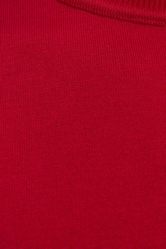Erkek Slim Fit Dar Kesim Pamuklu Örme Triko Nar Renk Bisiklet Yaka Tişört